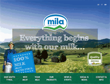 Tablet Screenshot of mila.it